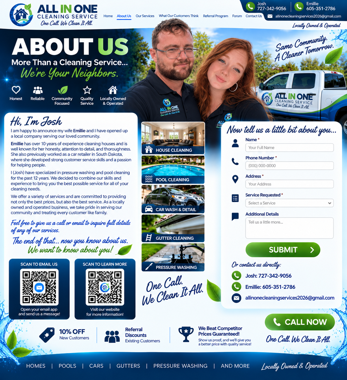 About Us | ALL IN ONE Cleaning Service